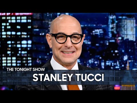 Stanley Tucci Tastes a Negroni Sbagliato & Reacts to Being One of the Sexiest Bald Men in the World