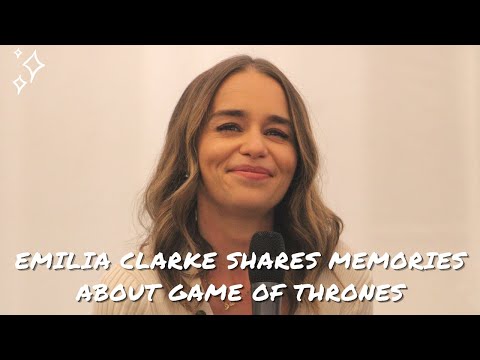 Emilia Clarke talks about House of Dragons and shares some memories from Game of Thrones.