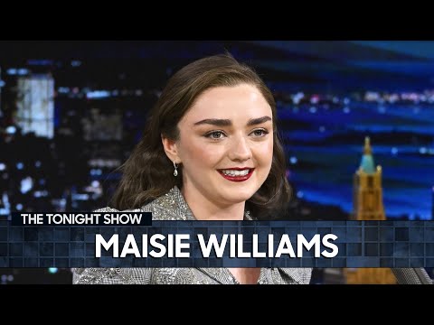 Maisie Williams on Rewatching Game of Thrones and Filming The New Look in Paris | The Tonight Show
