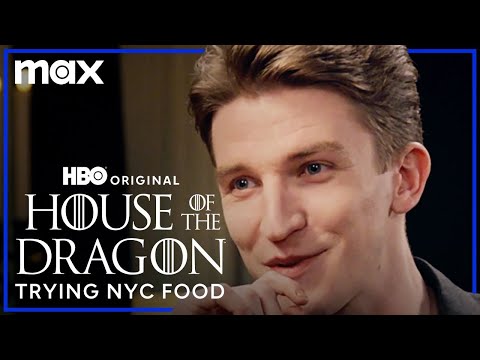 Ewan Mitchell & Tom Glynn-Carney Try Classic New York City Food | House of the Dragon | Max