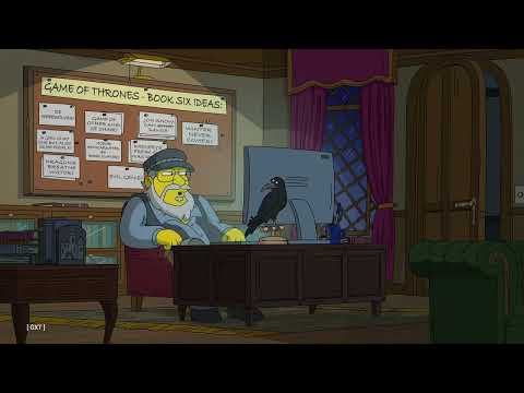 The Simpsons: George R.R. Martin doesn't want to write a new Game of Thrones book.
