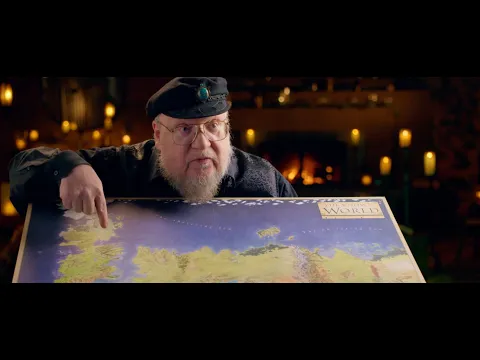 Go to the Map With George R.R. Martin | House of the Dragon (HBO)