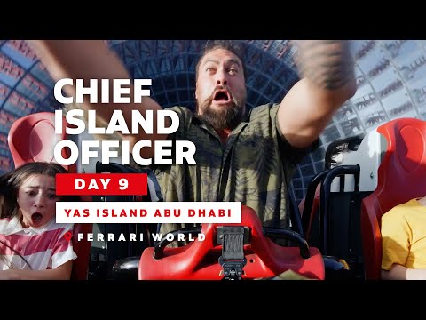 Jason Momoa faces his fears at Ferrari World Yas Island, Abu Dhabi… or does he?