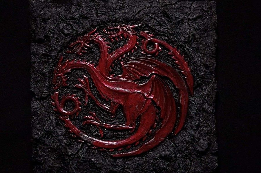 Check out this amazing Game of Thrones inspired House Targaryen Plaque ...