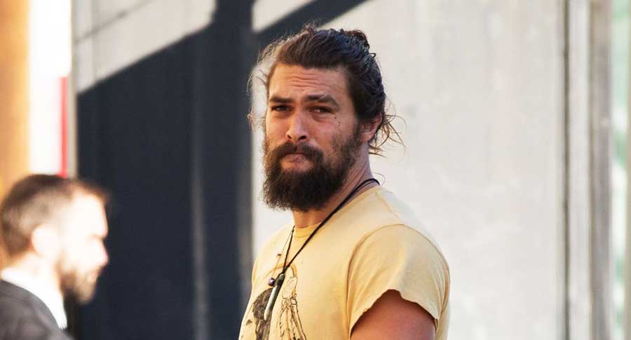 Jason Momoa spotted in a scruffy look as he spends his time in a $750k camper van post breakup