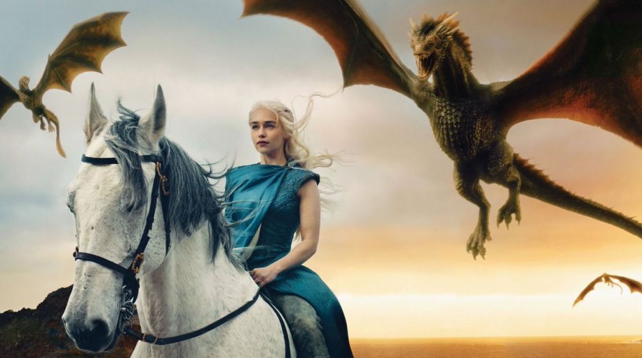 daenerys and her dragons