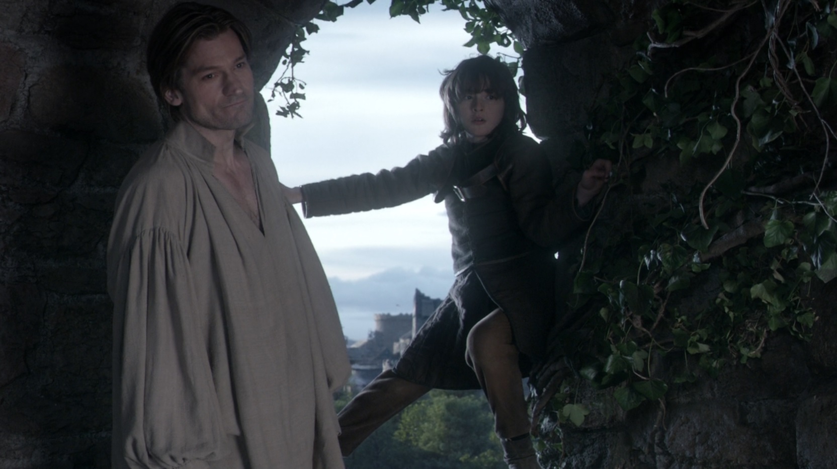 Bran Stark and Jaime Lannister