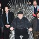 game of thrones george rr martin on iron throne