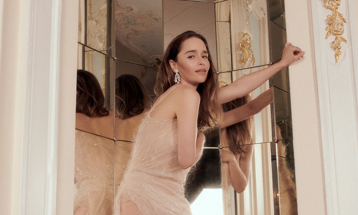 Emilia Clarke for Harper's Bazaar shoot