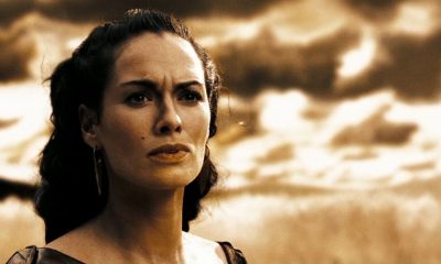 Lena Headey plays Queen Gorgo in 300