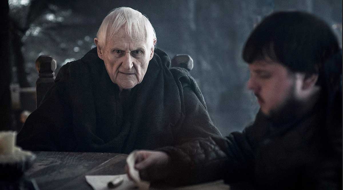 What Aegon's dream of A Song of Ice and Fire means - Maester Aemon Targaryen with Samwell Tarly - Game of Thrones