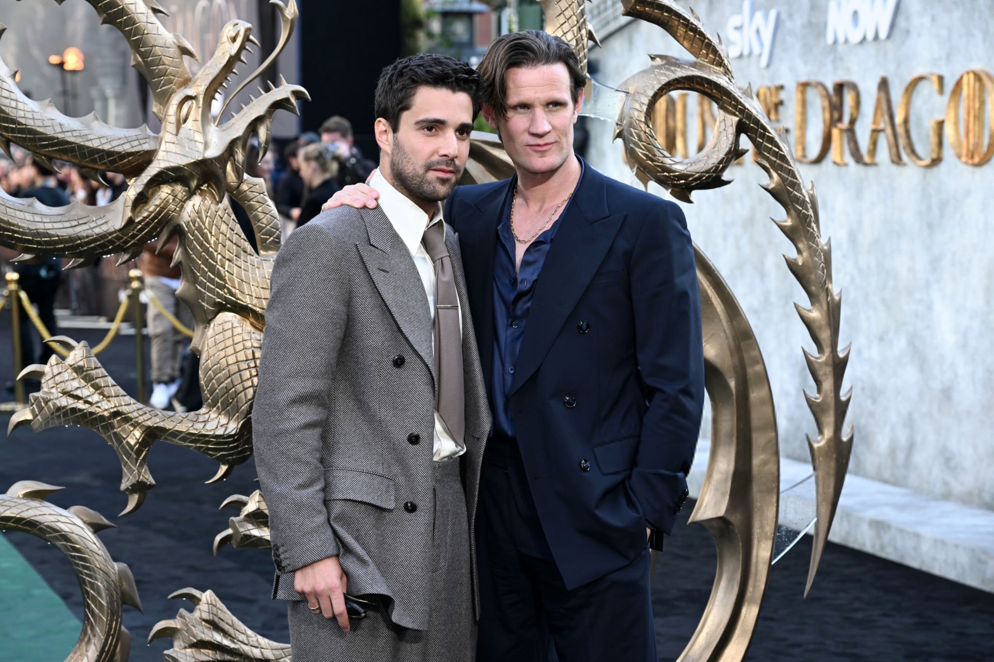Fabien Frankel and Matt Smith at the London Premiere of House of the Dragon Season 2
