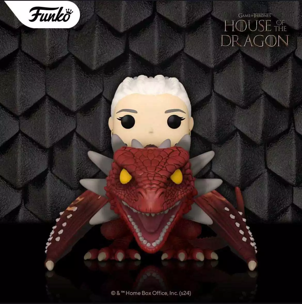 Rhaenys Targaryen Riding Meleys Funko Pop! Deluxe Warner Bros. Shop