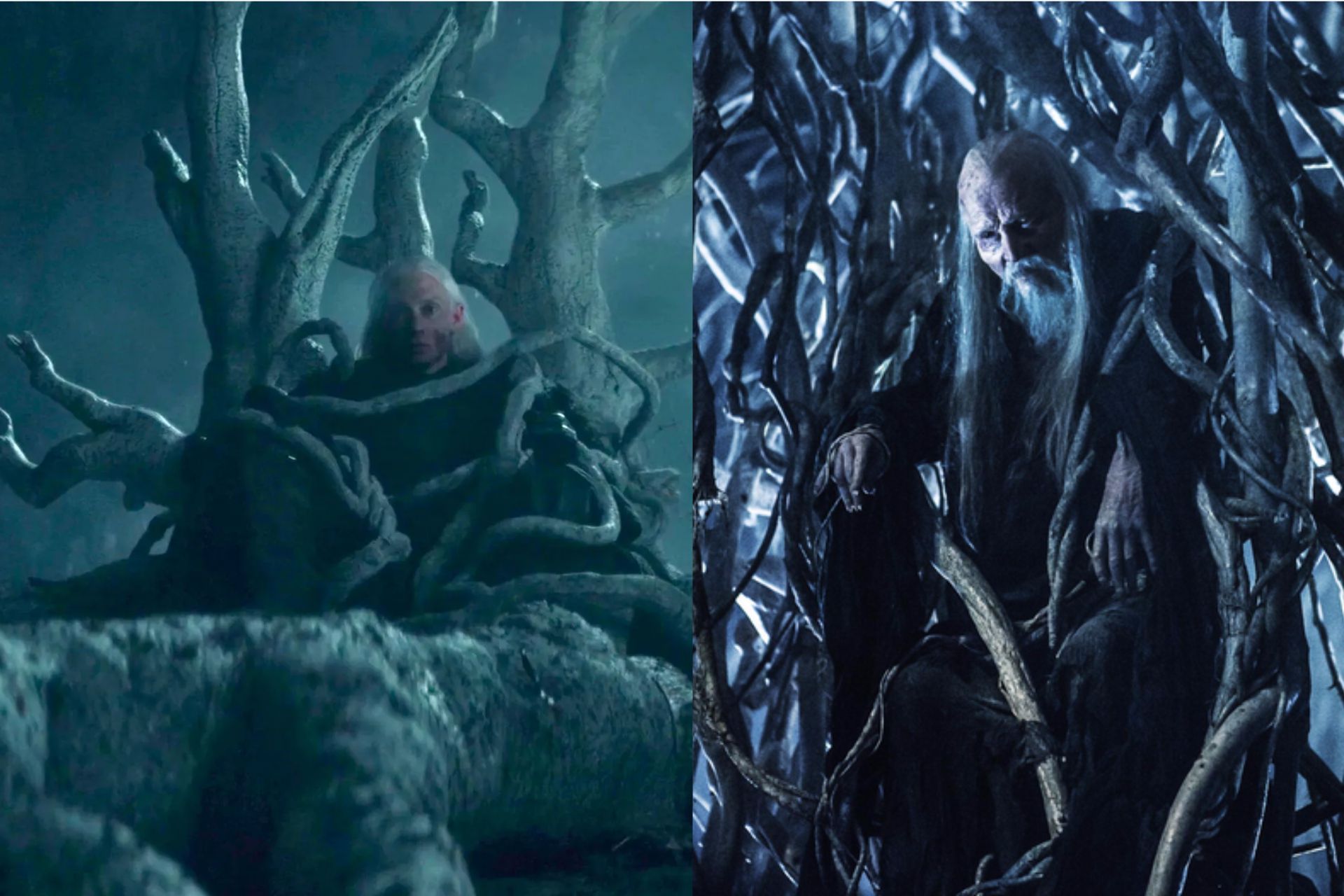 Bloodraven in House of the Dragon and Game of Thrones