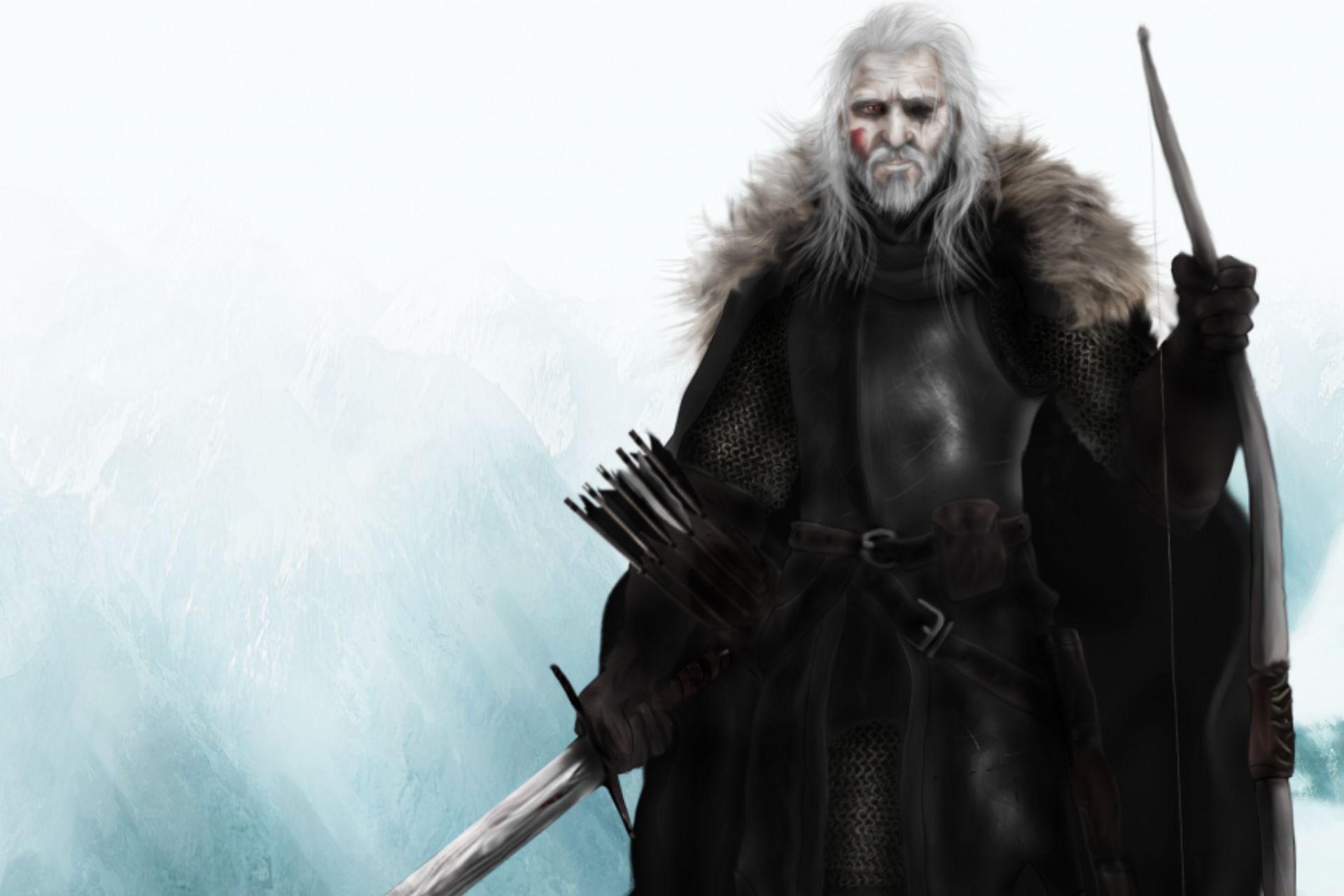 Lord Commander Brynden Rivers of the Night's Watch - by Mike Hallstein