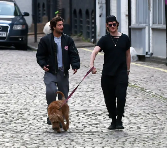 Matt Smith Fabien Frankel taking a leisurely walk