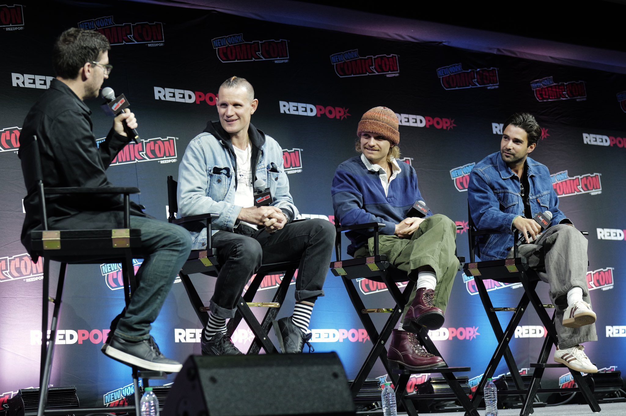 matt smith, fabien frankel and tom glynn-carney