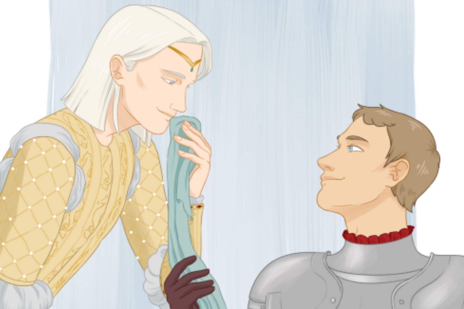 Laenor Velaryon and Joffrey Lonmouth by riotarttherite